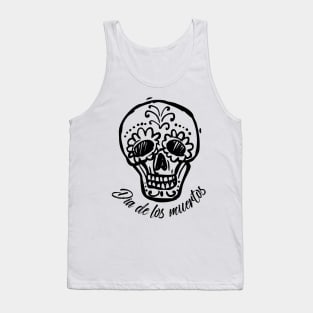 Dia de los muertos - white design - day of the dead Tank Top